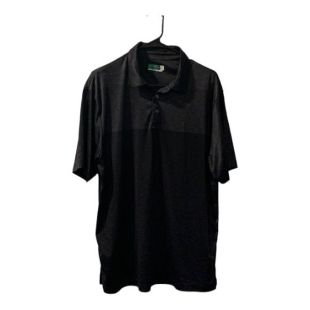 Ben Hogan Performance Charcoal Gray Golf Polo Shirt Size Large EUC #7108